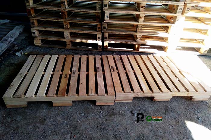 trang trí giường gỗ thông pallet gạo nam tại TH Nha Trang cực đẹp giá rẻ